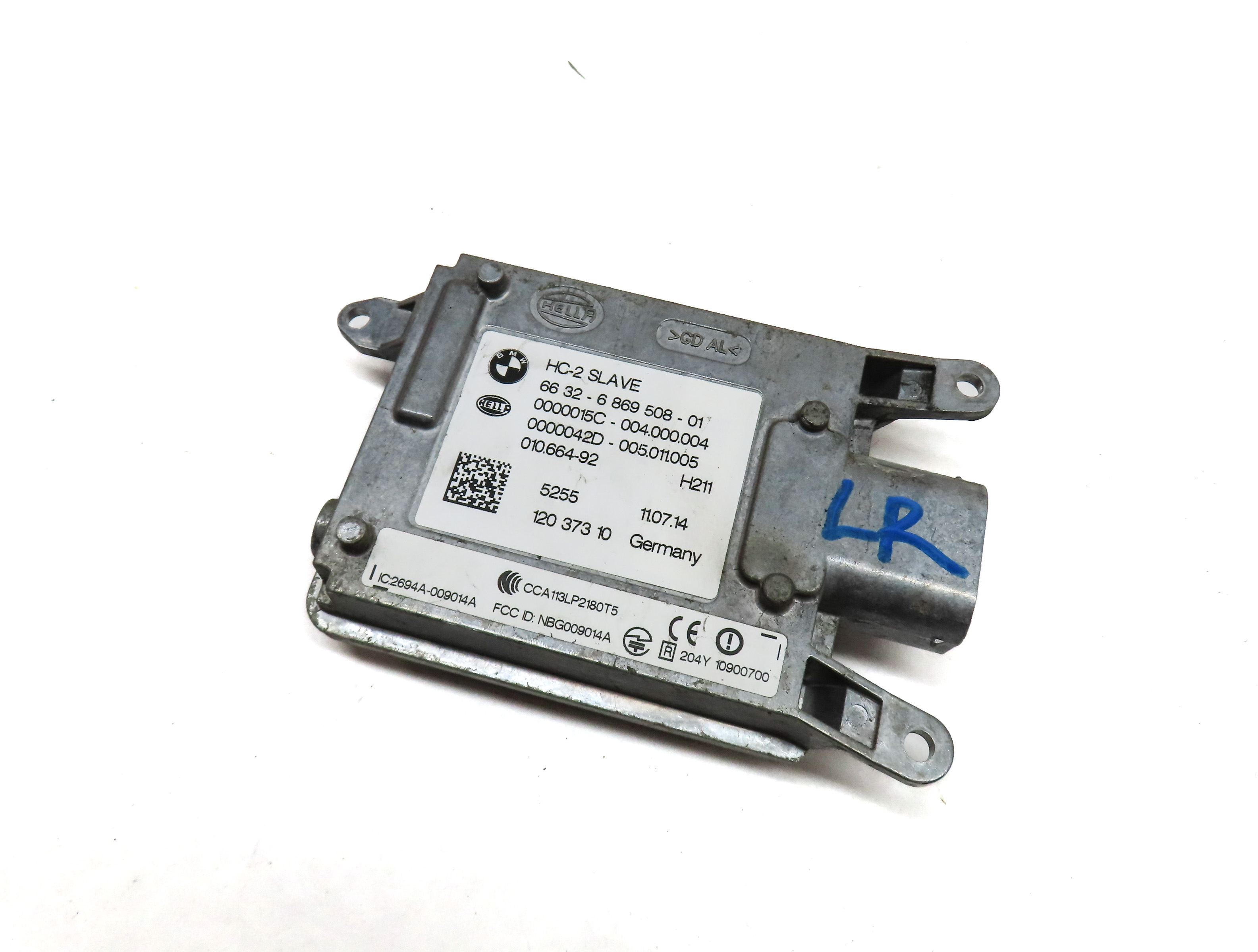 2015 BMW 740Li (F02) REAR BLIND SPOT RADAR SENSOR MODULE (SLAVE) — exact item pictured